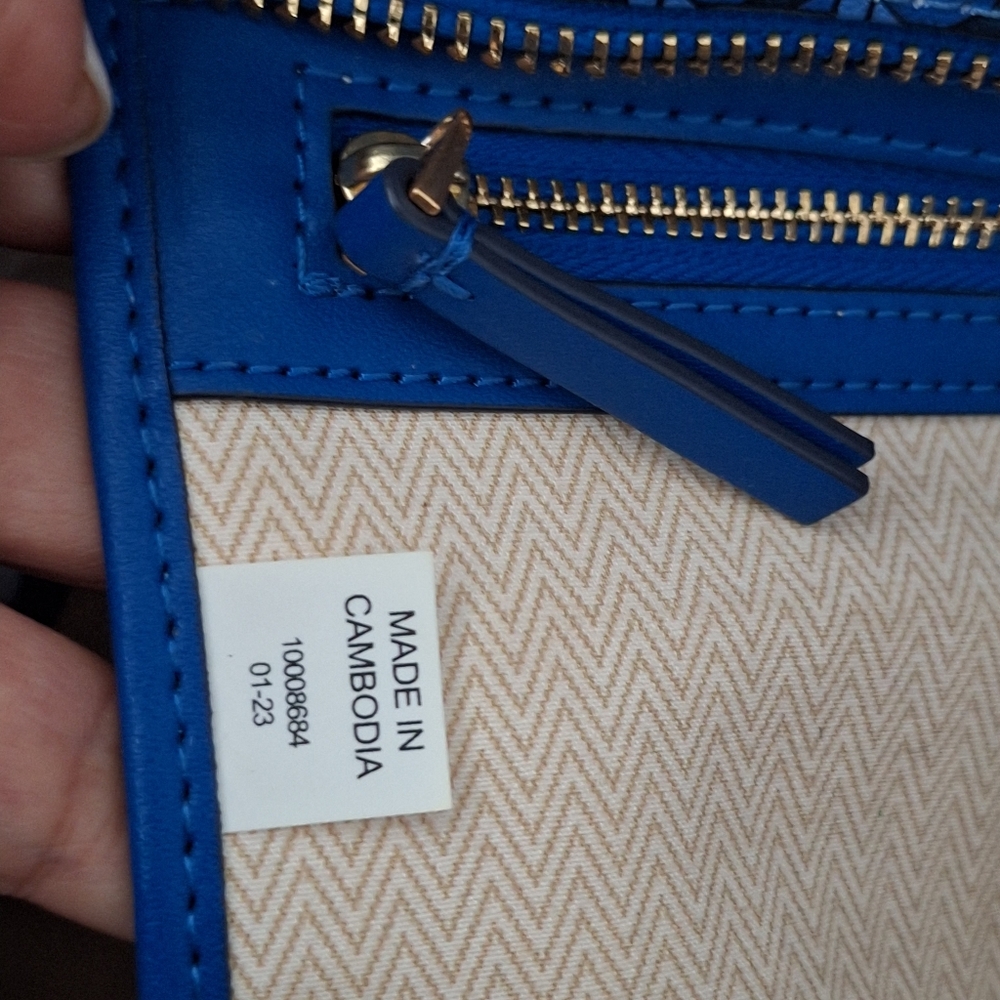 Tory Burch Mediterranean Blue Ever Ready Tote Bag - Picture 9 of 16